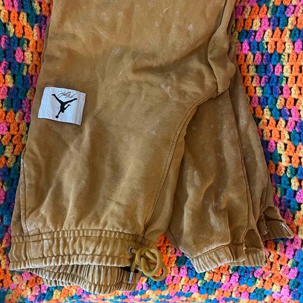 Men’s Jordan Yellow Sweat Pants